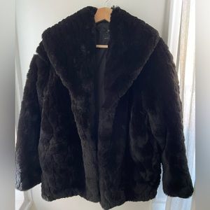 Zara faux fur jacket super warm!